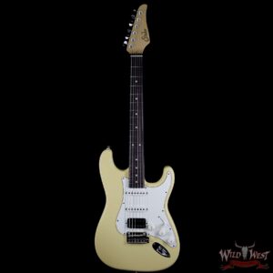 Suhr Classic S (Classic Pro) HSS Maple Neck Rosewood Fingerboard Vintage Yellow - Image 6