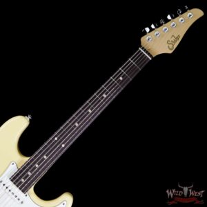 Suhr Classic S (Classic Pro) HSS Maple Neck Rosewood Fingerboard Vintage Yellow - Image 8