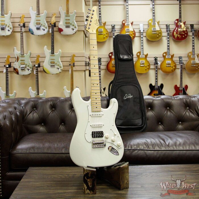 Suhr Classic S (Classic Pro) HSS Maple Neck & Fingerboard Olympic White - Image 11