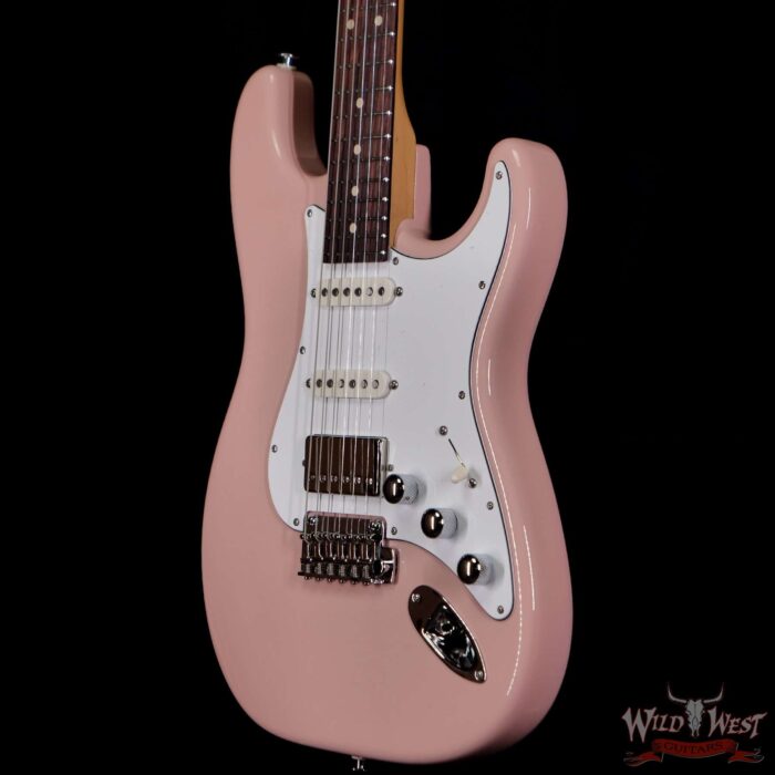 Suhr Custom Classic S HSS Rosewood Fingerboard Matching Color Headstock Shell Pink - Image 2