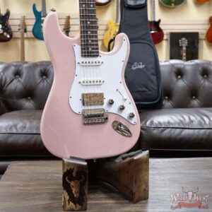 Suhr Custom Classic S HSS Rosewood Fingerboard Matching Color Headstock Shell Pink - Image 8