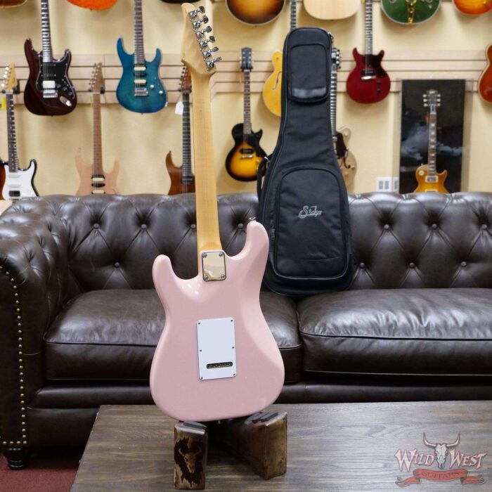 Suhr Custom Classic S HSS Rosewood Fingerboard Matching Color Headstock Shell Pink - Image 9