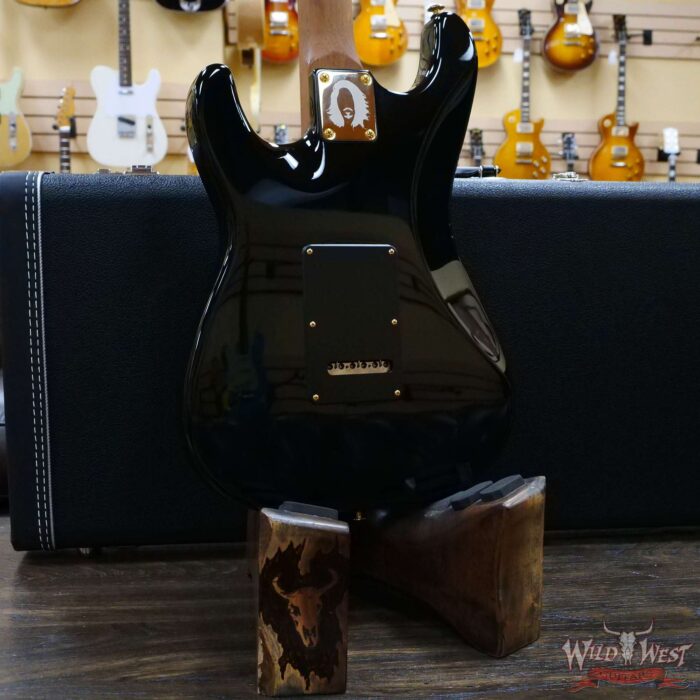Suhr Mateus Asato Signature Series Guitar Classic S HSS 3A Roasted Birdseye Maple Black Gloss - Image 6