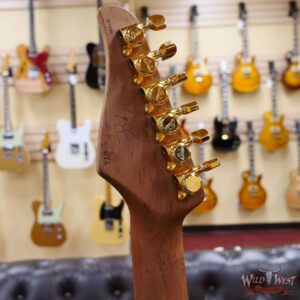 Suhr Mateus Asato Signature Series Guitar Classic S HSS 3A Roasted Birdseye Maple Black Gloss - Image 9