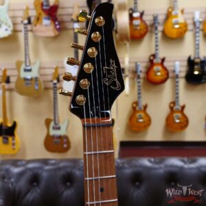 Suhr Mateus Asato Signature Series Guitar Classic S HSS 3A Roasted Birdseye Maple Black Gloss - Image 10
