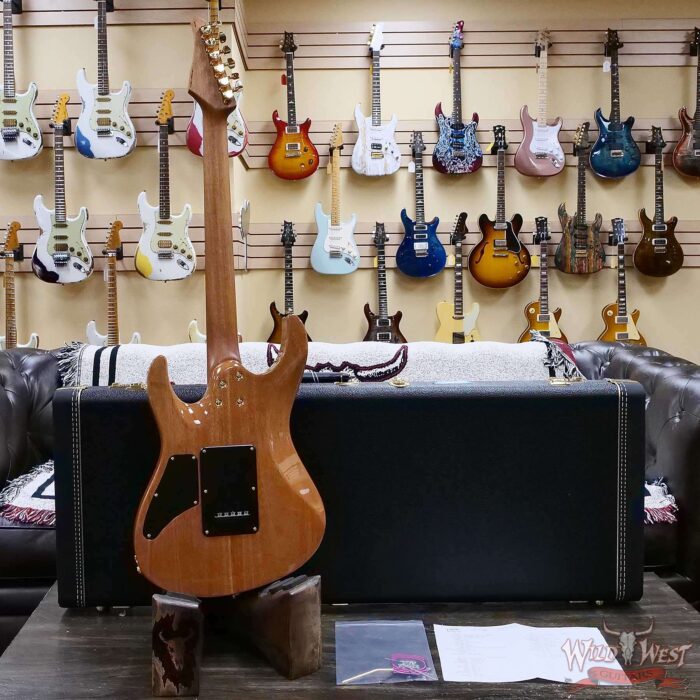 Suhr Custom Modern HSH Flame Maple Top Genuine Mahogany Body & Neck Indian Rosewood Fingerboard Magenta Pink 7.40 LBS - Image 6