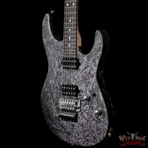 Suhr Modern Alder HH Floyd Ebony Fretboard Reverse Head Charcoal Web - Image 2