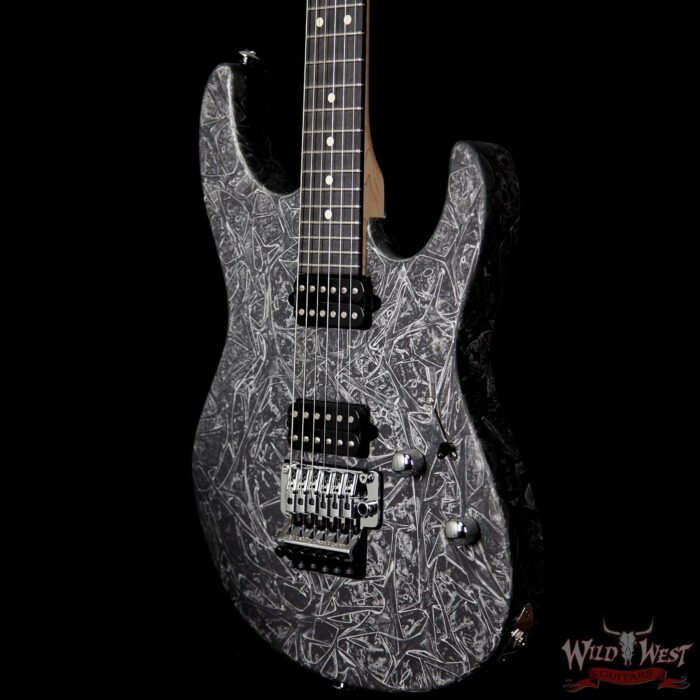 Suhr Modern Alder HH Floyd Ebony Fretboard Reverse Head Charcoal Web - Image 2