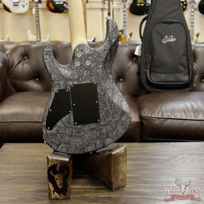 Suhr Modern Alder HH Floyd Ebony Fretboard Reverse Head Charcoal Web - Image 15
