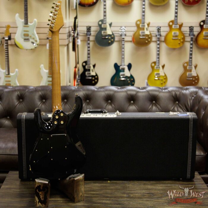 Suhr Modern HSH Floyd Hand Selected Flame Top Roasted Maple Neck Reverse Head Raspberry Burst (Custom Color) - Image 14