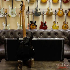 Suhr Modern HSH Floyd Hand Selected Spalted Maple Top Roasted Maple Neck Ebony Board Reverse Head Natural - Image 12