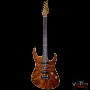 Suhr Modern HSH Guatamalan Rosewood Top Basswood Body Roasted Birdseye Maple Neck Natural - Image 5