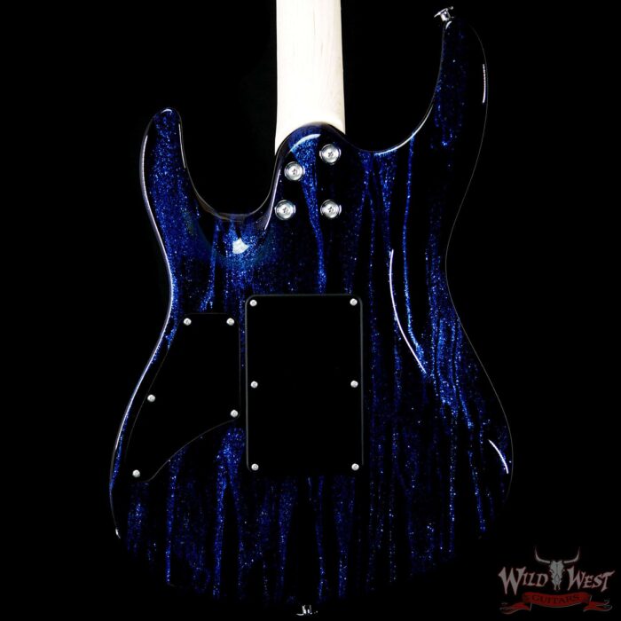 Suhr Modern Alder HH Floyd Ebony Fretboard Blue Sparkle Drip - Image 7