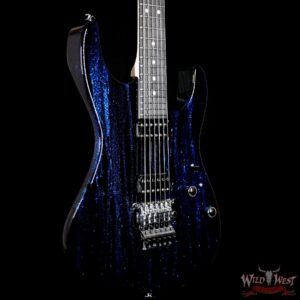 Suhr Modern Alder HH Floyd Ebony Fretboard Blue Sparkle Drip - Image 4