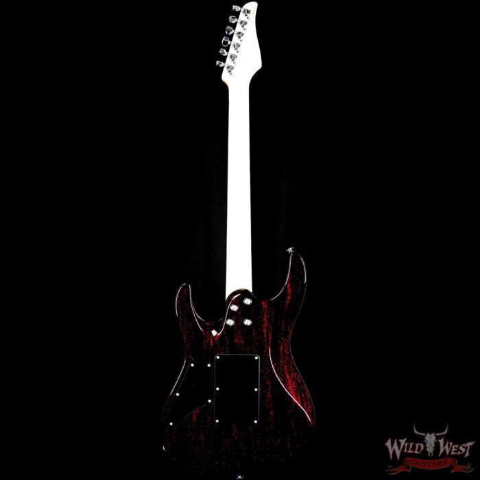 Suhr Modern Alder HH Floyd Ebony Fretboard Red Sparkle Drip - Image 6