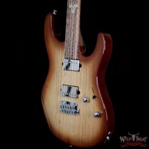 Suhr Modern Swamp Ash HH Pau Ferro Neck with Macassar Ebony Fretboard Natural Burst - Image 2