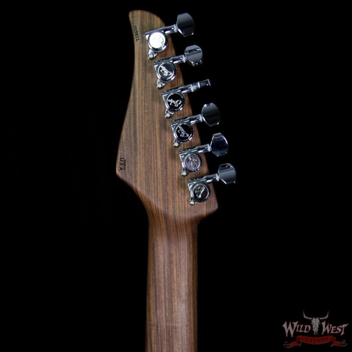 Suhr Modern Swamp Ash HH Pau Ferro Neck with Macassar Ebony Fretboard Natural Burst - Image 10