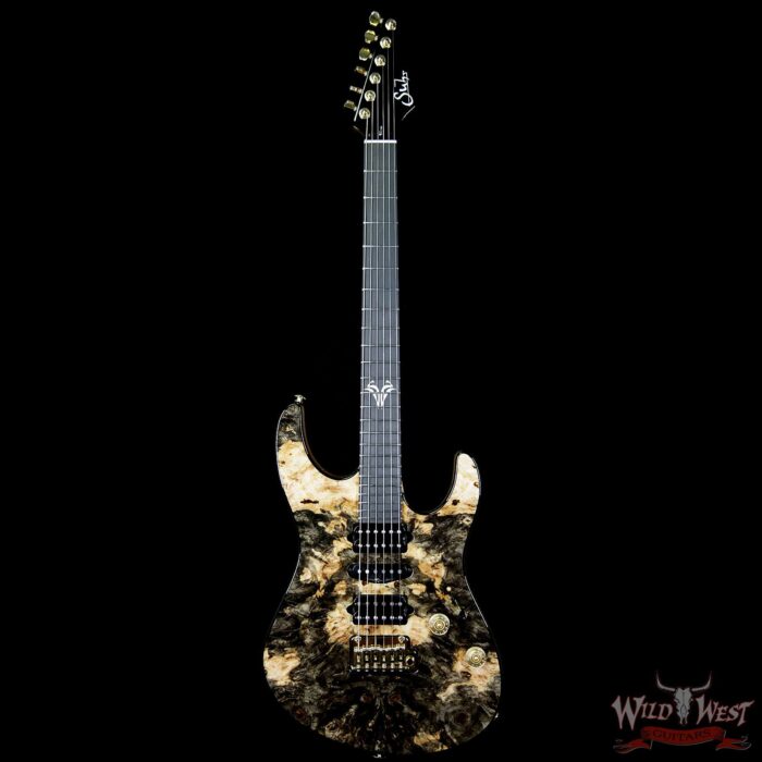 Suhr Modern HSH Burl Buckeye Top Ebony Fretboard Natural - Image 5