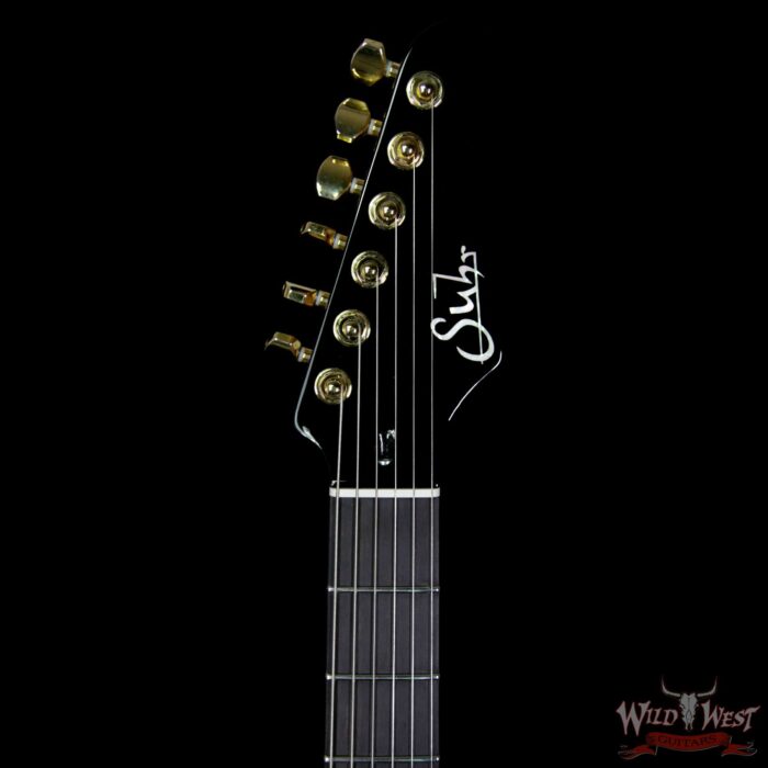 Suhr Modern HSH Burl Buckeye Top Ebony Fretboard Natural - Image 8