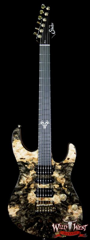 Suhr Modern HSH Burl Buckeye Top Ebony Fretboard Natural