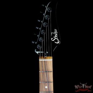 Suhr Modern HSH Flame Top Basswood Body Quartersawn Maple Neck Pau Ferro Fretboard Trans Blue Burst - Image 8