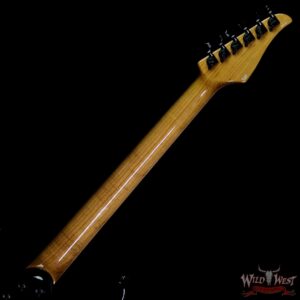 Suhr Modern HSH Floyd Hand Selected Burl Maple Top Roasted Maple Neck Ebony Fingerboard Reverse Head Natural - Image 7