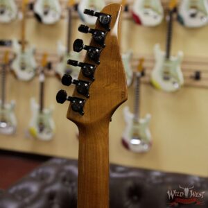 Suhr Modern HSH Floyd Reverse Head Hand Selected Spalted Maple Top Roasted Maple Neck Ebony Board Natural - Image 7