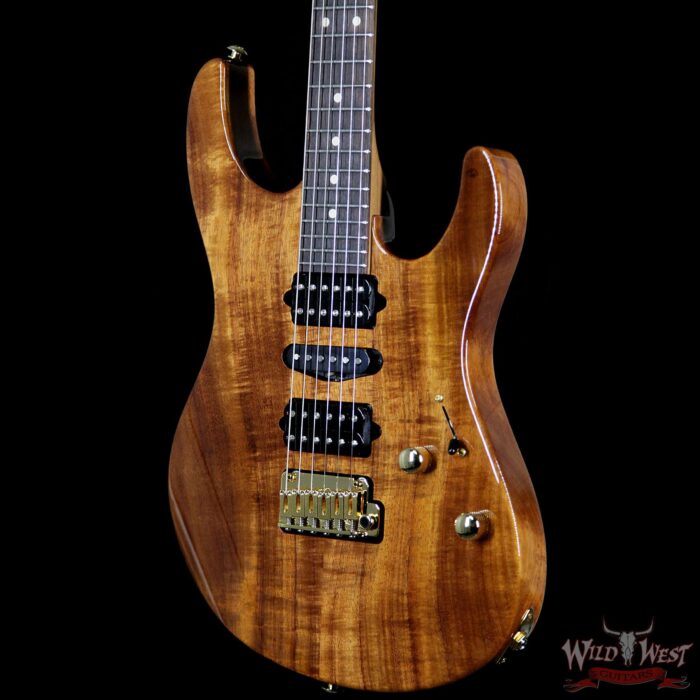 Suhr Modern HSH Koa Body Roasted Maple Neck Indian Rosewood Fretboard Natural - Image 2