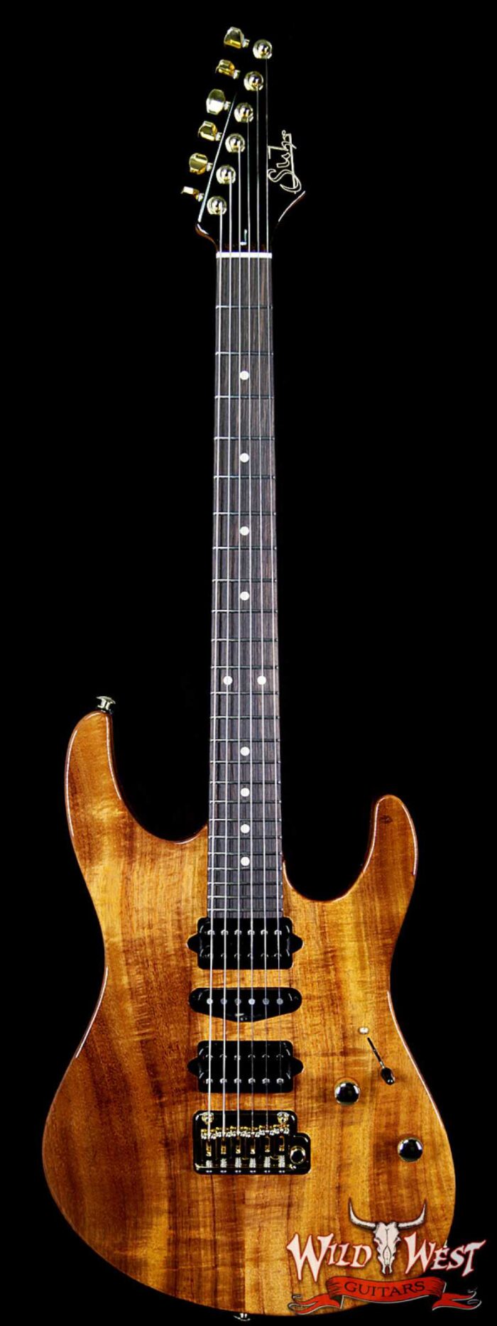 Suhr Modern HSH Koa Body Roasted Maple Neck Indian Rosewood Fretboard Natural - Image 1