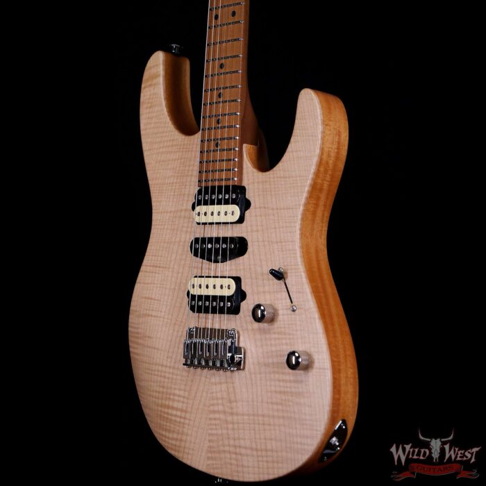 Suhr 2020 Limited Edition Modern HSH Satin Flame Top Honey Natural - Image 2