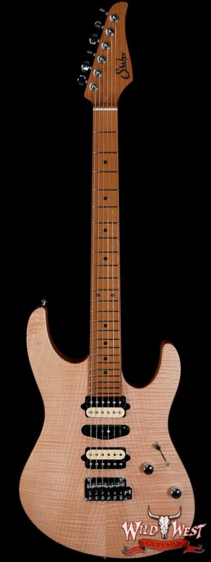 Suhr 2020 Limited Edition Modern HSH Satin Flame Top Honey Natural