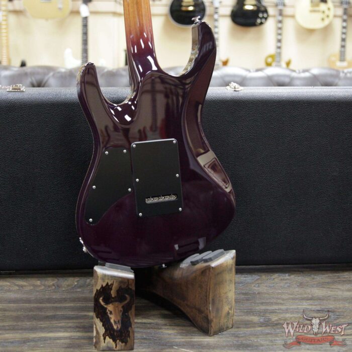 Suhr Custom Modern Set Neck HSH Flame Top Mahogany Neck Indian Rosewood Board Rasberry Burst (Custom Color) Blower Switch - Image 12