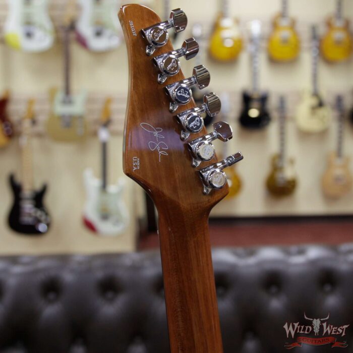 Suhr Custom Modern Set Neck HSH Flame Top Mahogany Neck Indian Rosewood Board Rasberry Burst (Custom Color) Blower Switch - Image 11