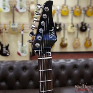Suhr Custom Modern Set Neck HSH Flame Top Mahogany Neck Indian Rosewood Board Rasberry Burst (Custom Color) Blower Switch - Image 8