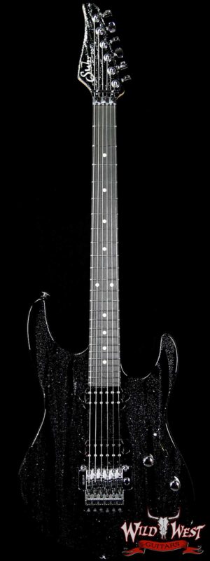 Suhr Modern Alder HH Floyd Ebony Fretboard Silver Sparkle Drip