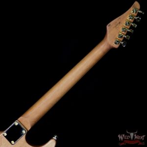 Suhr Select Custom Standard Arch Top HH 1-Piece Lacewood Top Cedar Body Cherry Burst - Image 7