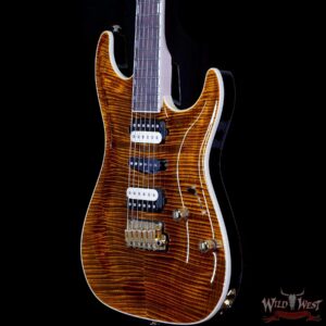Suhr Custom Standard Carve Top HSH Hand-Selected Flame Maple w/ Alder Indian Rosewood Fingerboard Bengal - Image 2