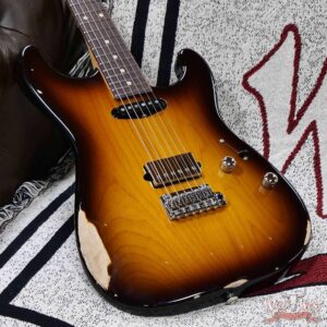 Suhr Custom Classic S Antique SH Rear Rout Indian Rosewood Fingerboard 2 Tone Tobacco Burst 7.35 LBS - Image 8