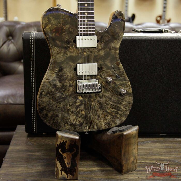 2016 Suhr Classic T 24 Buckeye Burl Top Cocobolo Fingerboard Natural - Image 12