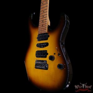 Suhr Custom Modern Antique HSH Rear Rout Roasted Maple Neck Light Aged 2 Tone Tobacco Burst 7.30 lbs - Image 2