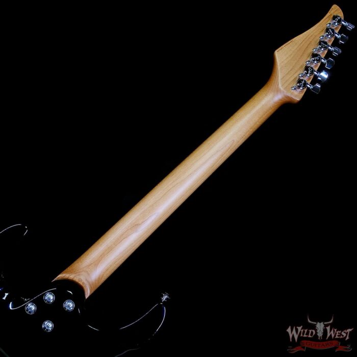Suhr Custom Modern Antique HSH Rear Rout Roasted Maple Neck Light Aged 2 Tone Tobacco Burst 7.30 lbs - Image 5