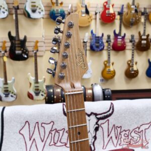Suhr Custom Modern Antique HSH Rear Rout Roasted Maple Neck Light Aged 2 Tone Tobacco Burst 7.30 lbs - Image 7