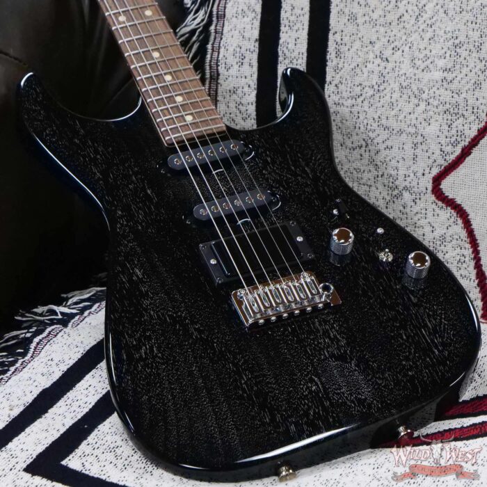 2020 Tom Anderson Am Pro HSS Maple Neck Rosewood Fingerboard Black w/ White Dog Hair - Image 8