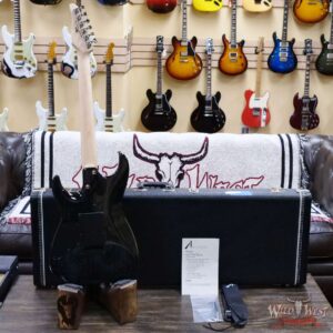 2020 Tom Anderson Am Pro HSS Maple Neck Rosewood Fingerboard Black w/ White Dog Hair - Image 9