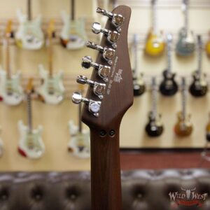 Tom Anderson Angel HSH Schaller Flame Top Chocolate Maple Neck Rosewood Board Natural Black to T-Red Burst with Binding - Image 9