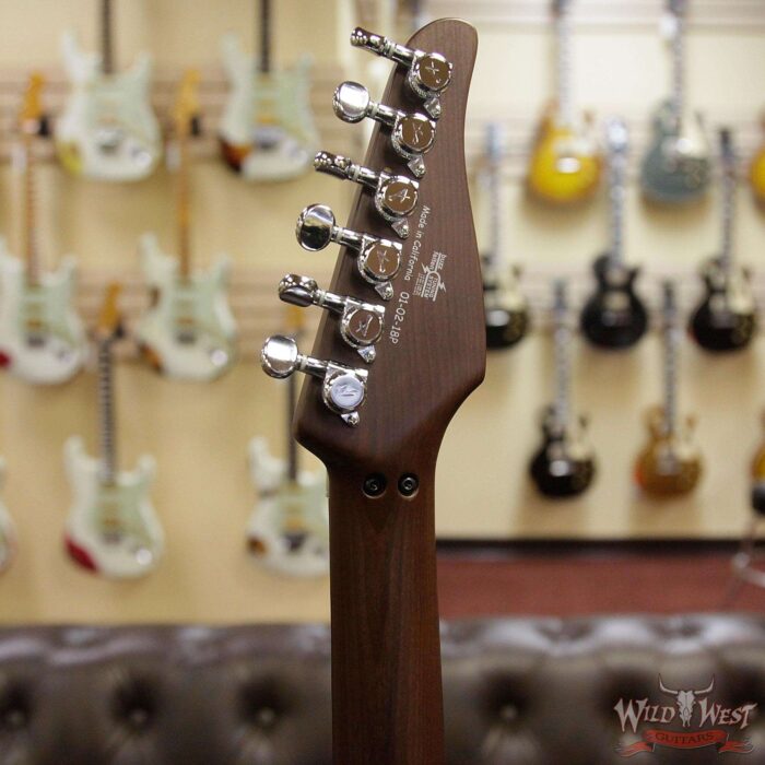 Tom Anderson Angel HSH Schaller Flame Top Chocolate Maple Neck Rosewood Board Natural Black to T-Red Burst with Binding - Image 9