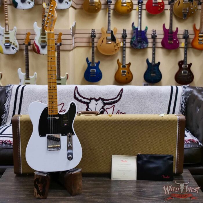 2025 Fender Limited Edition American Vintage II 1951 Telecaster Maple Fingerboard Prototype White 7.20 LBS - Image 6