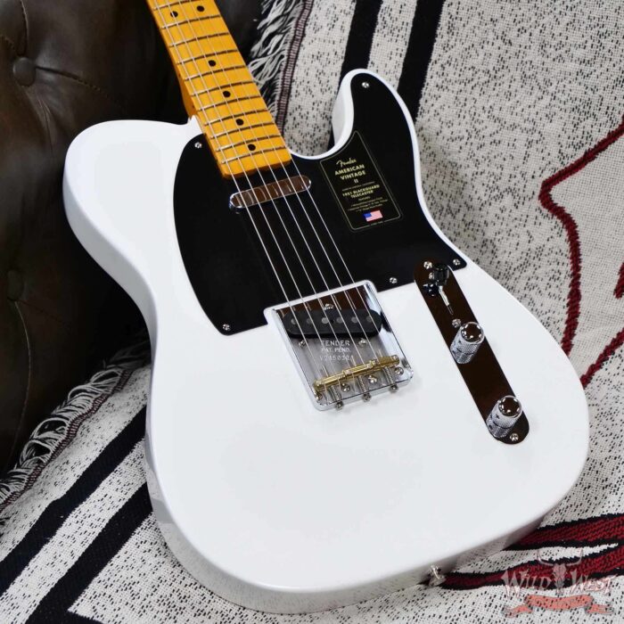 2025 Fender Limited Edition American Vintage II 1951 Telecaster Maple Fingerboard Prototype White 7.20 LBS - Image 7