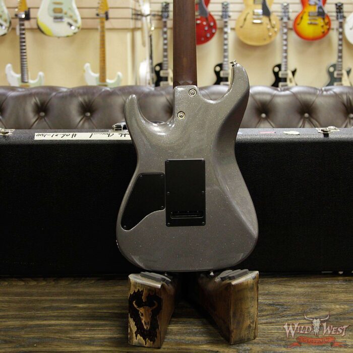 Tom Anderson Pro Am Chocolate Maple Neck Rosewood Fingerboard with VA Booster Reverse Head Sparkle Charcoal - Image 14
