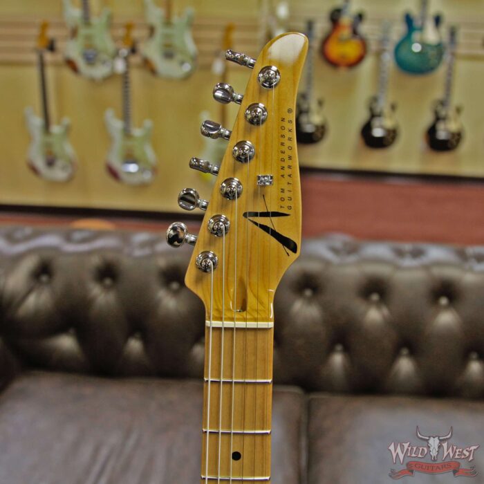 Tom Anderson Drop Top HSS Private Reserve Koa Top Mahogany Body Carmel Maple Neck Natural - Image 8